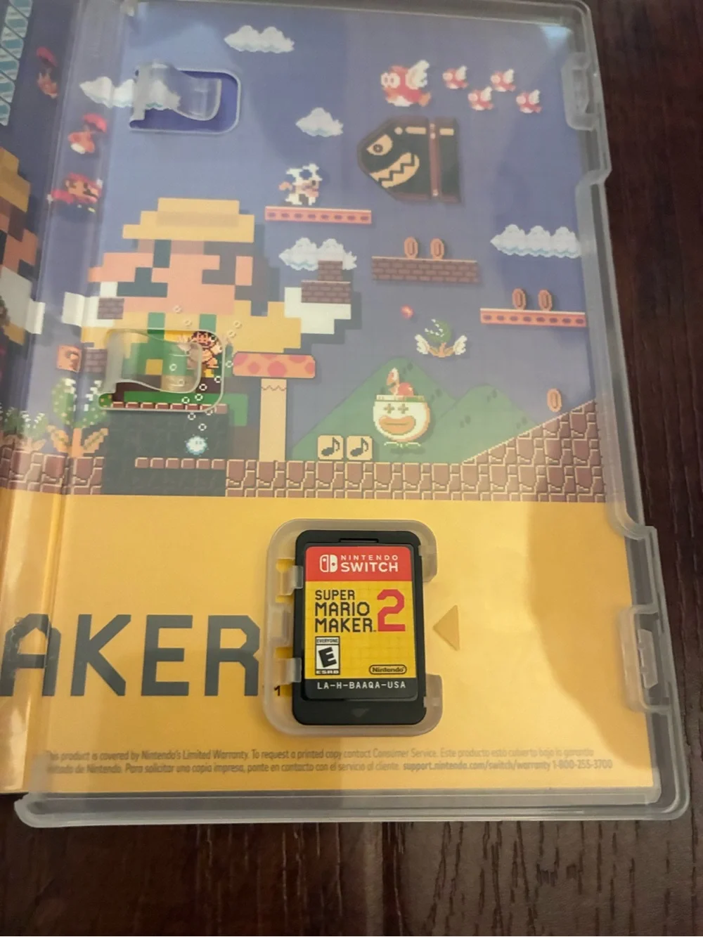 Super Mario Maker 2 Nintendo Switch Game with Original Case & Insert